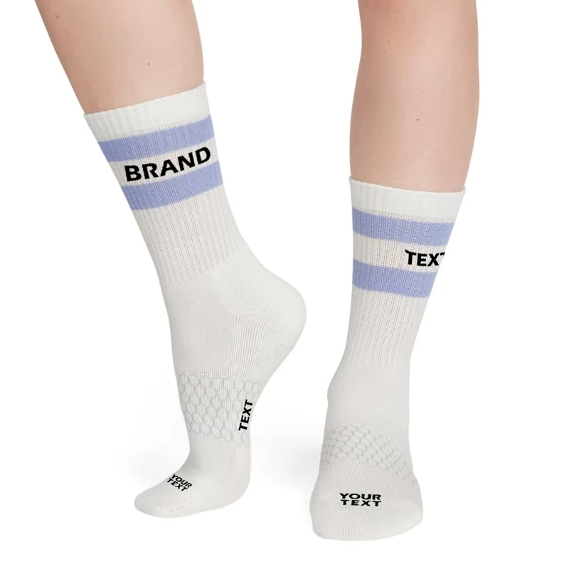 Custom Striped Crew Socks suppliers